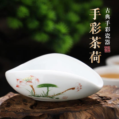 1 pieza Centro de té de cerámica Accesorios de repuesto Empresa Veta de regalo de porcelana de alta calidad