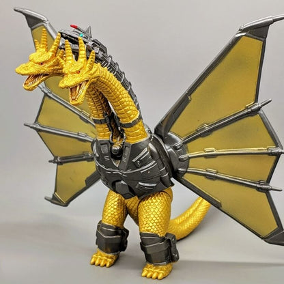 Anime Godzilla heykelcik Mecturine Mechagodzilla Canavarlar Kralı Dinozor hareketli figür Koleksiyon Model Bebek Oyuncak