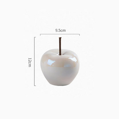 Vinskåp Juldekorationer 2022 Modern Simple LED genomskinlig Apple Ornaments Hushållens keramik vardagsrum Hantverk hem