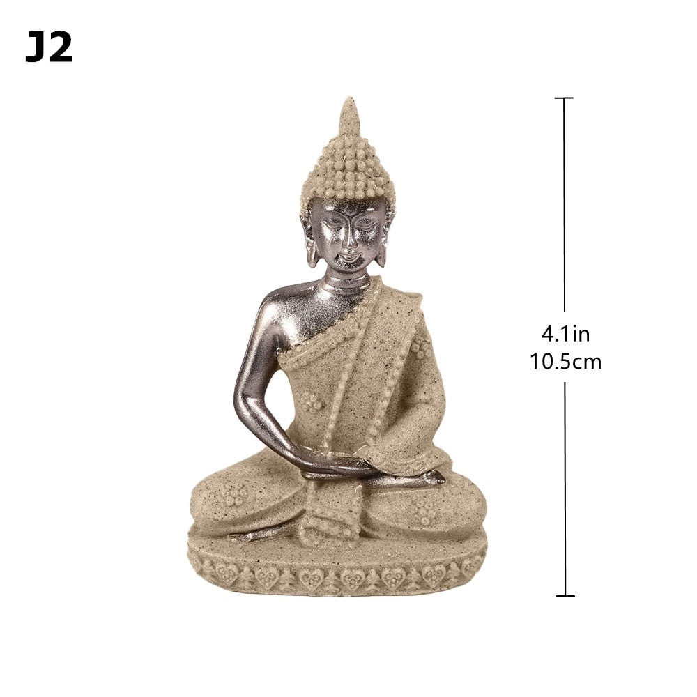 28 Stil Minyatür Buda Heykeli Doğa Kumtaşı Fengshui Tayland Buda Heykel Hindu Heykelcik Ev Dekoratif Süsleme 15