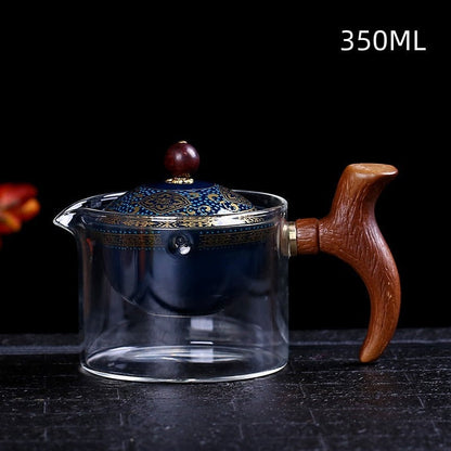 Керамический стеклянный чайник китайский чайный горшок Gongfu 360 Вращающийся чайник Автоматический чайник для чайника для чая для чая