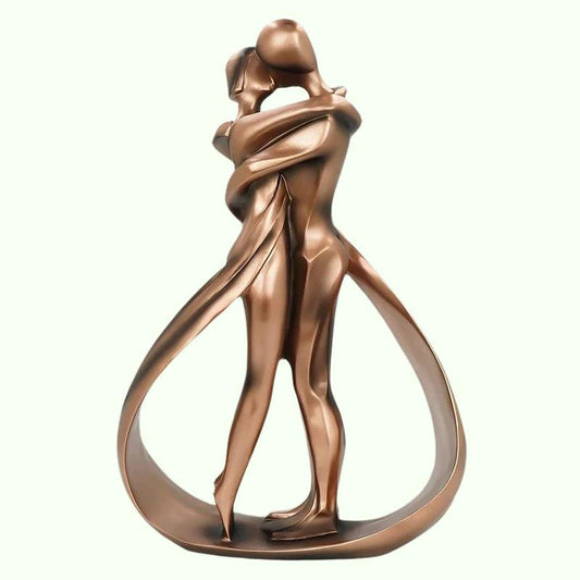 Couples Hug and Kiss Resin Home Desktop Living Room Ornaments Home Decor Decoration Accessories