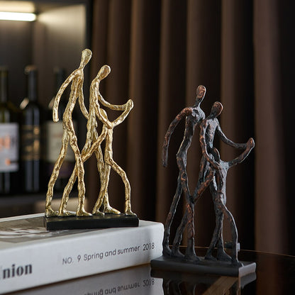 البذخ ديكور فني مجردة شخصية الحلي تماثيل راتينج مكتب اكسسوارات غرفة ديكورات خمر ديكور المنزل هدية