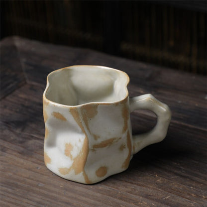 Snoet keramisk krus kaffekop niche speciel formet te kop farverig grov keramik kreative krus kaffekopper