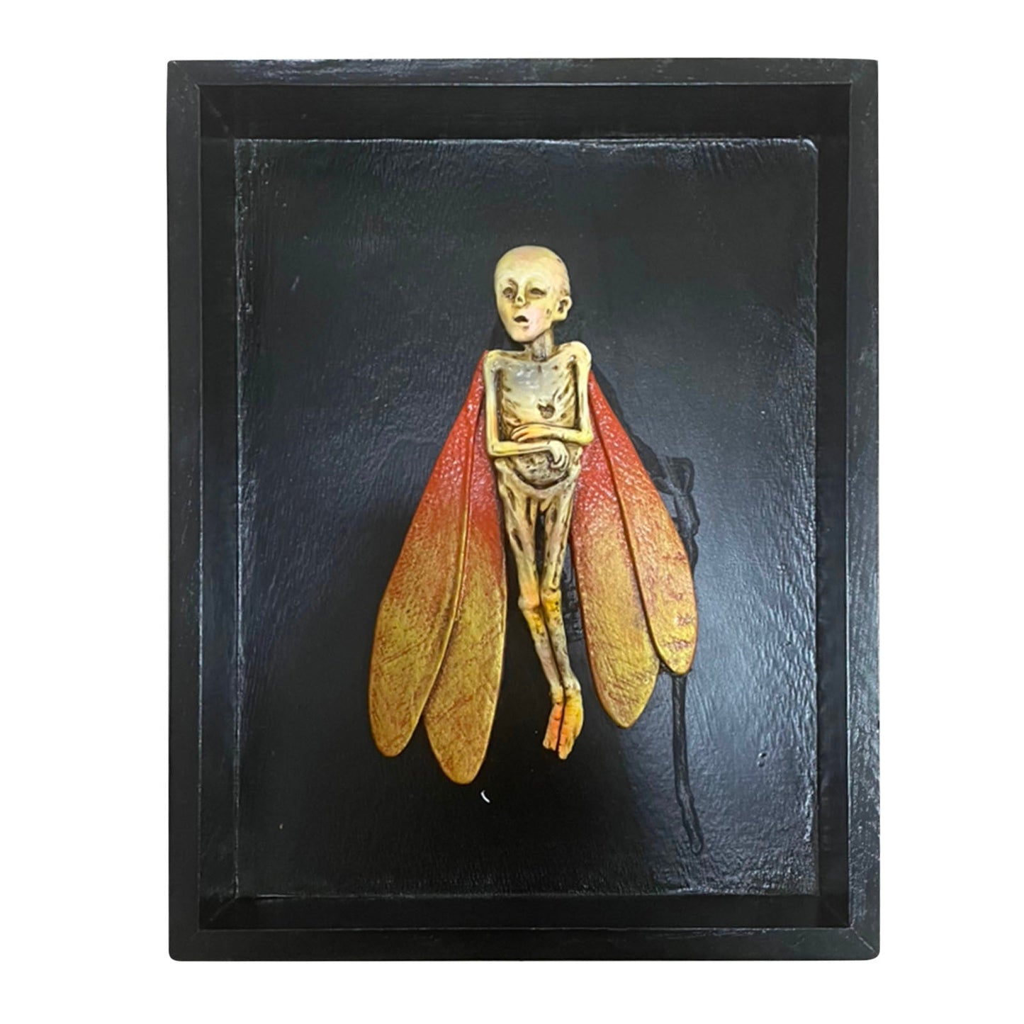 Gothic Home Decor Mummified Fairy Fairy Skeleton Witchy Decory Fairy Spesimen Patung Gambar Bingkai Paparan Lukisan 2023