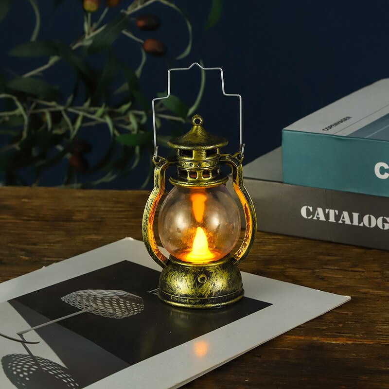 Lanternes portatives de noël en forme de petit cheval, lampes de palais, lampe à kérosène, décoration de scène d'ambiance, fournitures de noël, 2023 