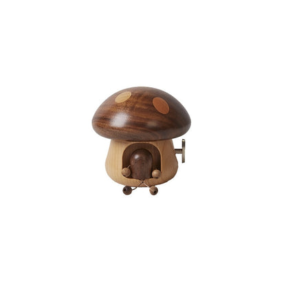Креативная деревянная музыкальная коробка грибная музыкальная коробка для дома украшение гостиной