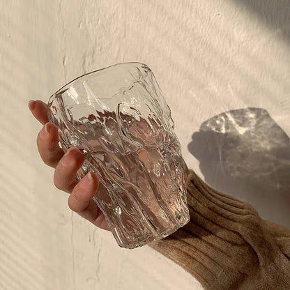 10 унций стеклянная вода чашка сгибание сгиба