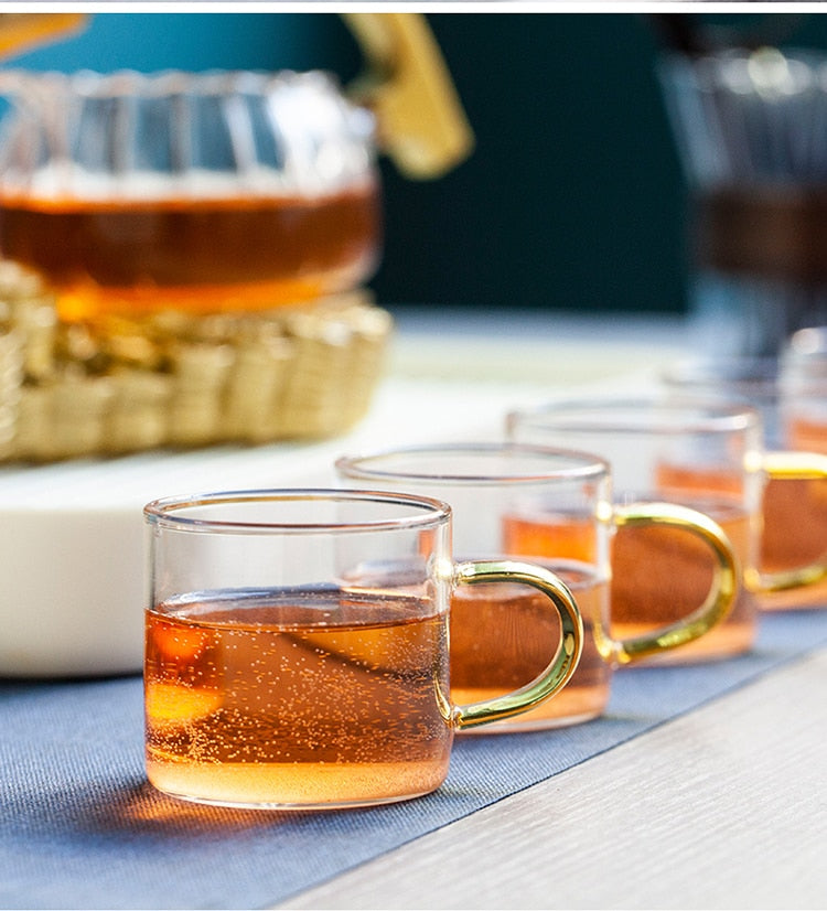 Set di tè antico per adulti | Teste di drago orientale | Set di tè vintage cinese