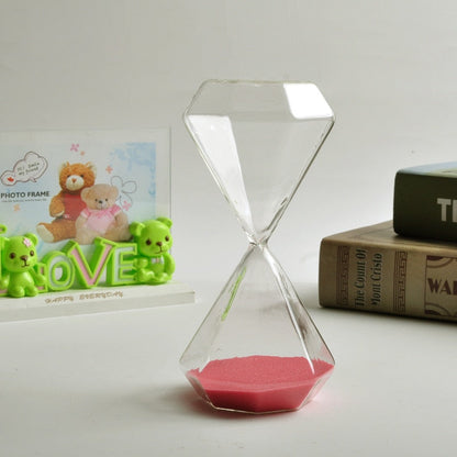 5-60 minut Diamentowy zegar z piaskiem klepsydra Piasek Piasek Prezent Piżowy Timer Dekoracja domu dostępna w wielu opcjach kolorów