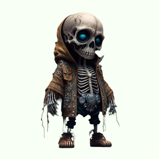 Pryskyřičná kosterní postavy Halloween Skeleton Figur Lebka Strarily Ozdoby automobilů Dekorace dekorace dekorace