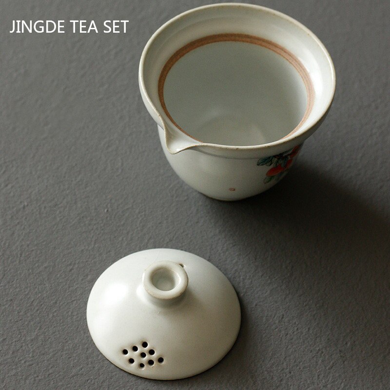 קרמיקה ניידת סיר תה וכוס סט תה סיני תה סיני טקס תה בהתאמה אישית ציוד לטיולים תה סיר של שתי כוסות