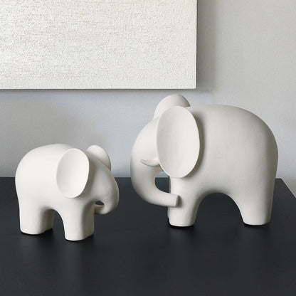Dekoracje słoni żywicznych, biuro w salonie biurko Rzemiosła Animal Relocation Nowe dekoracje domów Dekoracja ogrodu Rzeźba
