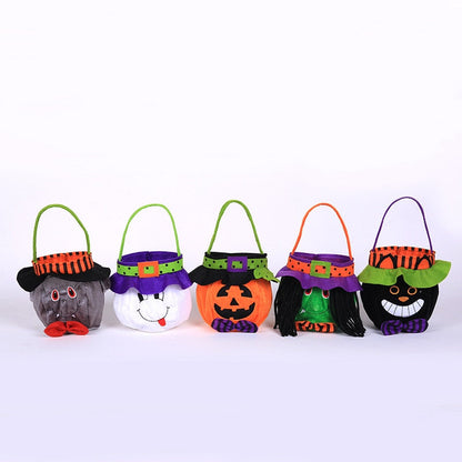 Halloween Hand Bag Witch Pumpkin Trick Or Treat Party Horror Ghost Festival Parti Happy Helloween Day Decor For Home 2023 Boo