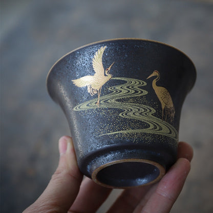 keramisk gaiwan te cup håndlavet turen kinesisk kung fu te sæt drinkware