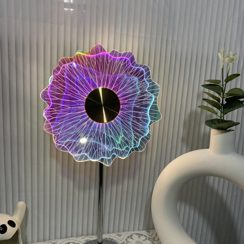 אטמוספירה לקישוט הבית אור צבעוני טחנת רוח הולנדית תוספות אור אווירה יצירתית אור אורורה אקריליק עיצוב חדר