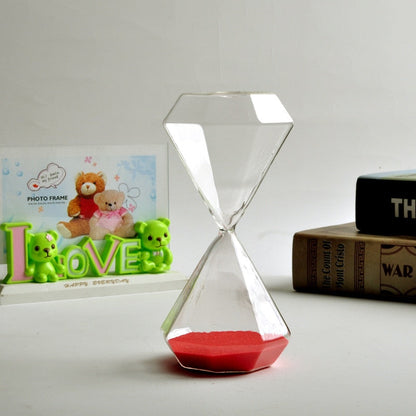 5-60 minutter Diamond Sand Clock Hourglass Sandglass Children Gift Sand Timer Hjem dekorasjon Tilgjengelig i flere fargealternativer