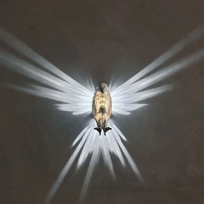 مصباح إسقاط على شكل حيوان LED من Lofytain على شكل بومة أسد نسر ضوء ليلي على شكل حيوان شمعدان جداري لغرفة النوم والدراسة زينة زينة