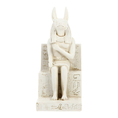 Statue de chien égyptien Anubis Dieu Sculpture Figurine Résine Egypte Décor Dieux Figure Statues Ornement Ancien Déesse Chacal Animal 