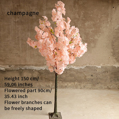Umělý třešňový květ Strom Svatební dekorace Simulace květinového centra Hotel Hotel Dekorace Home Home Wishing Tree Decoration