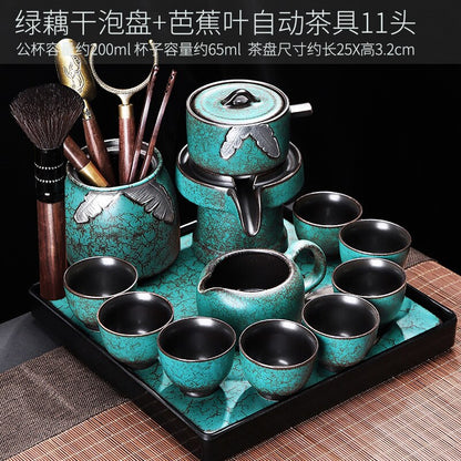 Bubble Turkin kiinalainen teesarjan lisävarusteiden mukit Maker -iltapäivä Gaiwan Service Tea Set Autlery Taza Mate Kitchen Sese YX50TS