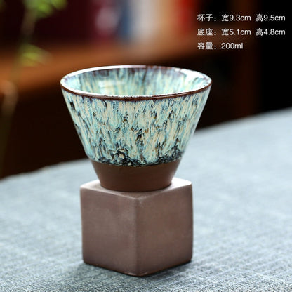 1 stk 200 ml cofffee cup stentøj kreativ vintage cramic coffee cup cup vand cup vand cup opgraderet