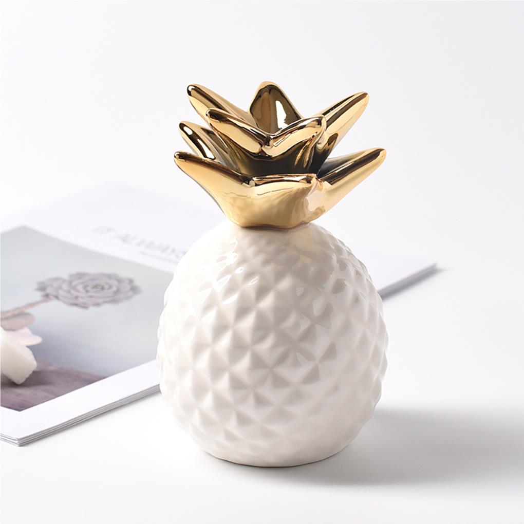 Керамический ананасовый пиггиный банк милый декор нормы скандинавского стиля.