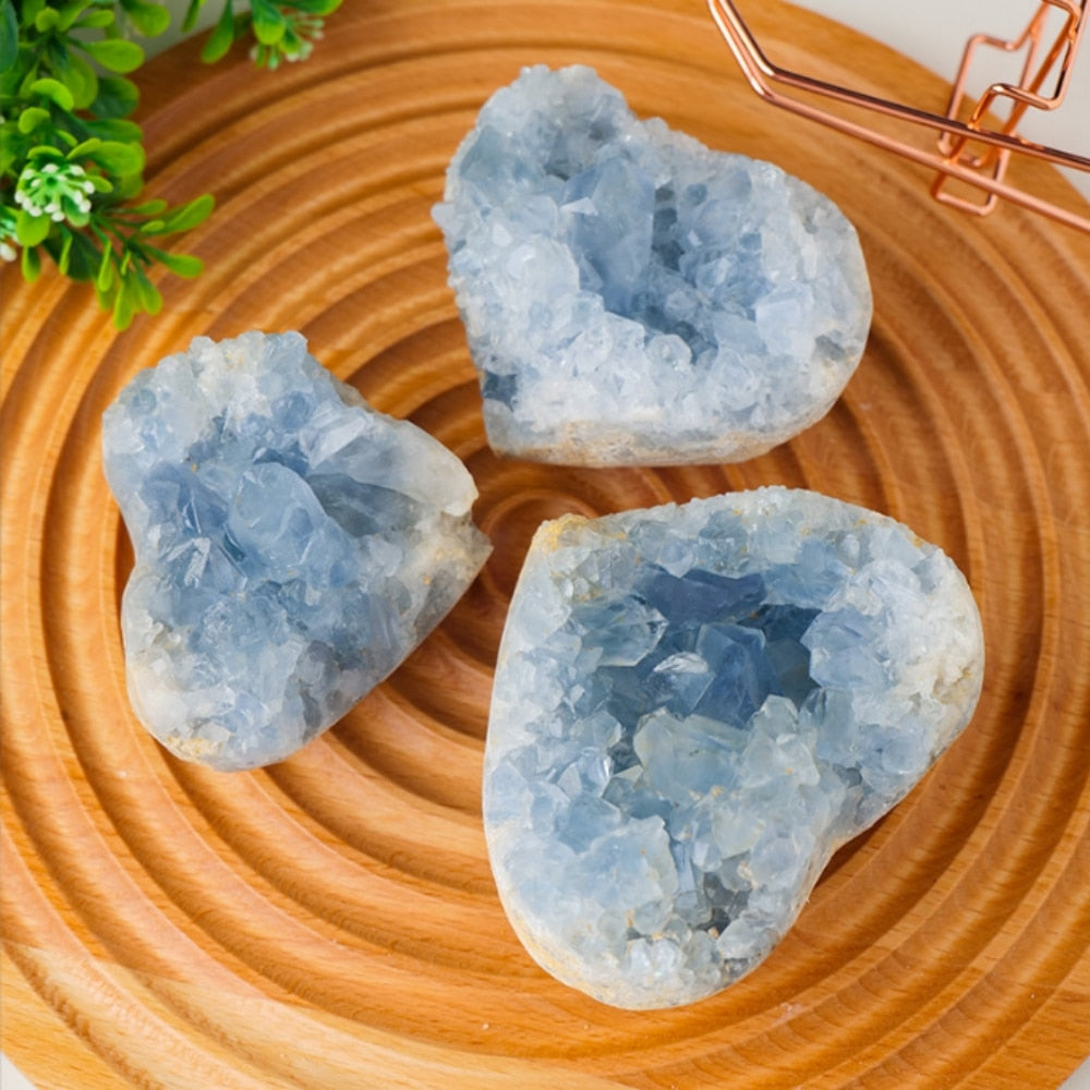 מערה כחולה טבעית קישוט אבן מקורית המבקשת לעשות קישוט בית משאלה