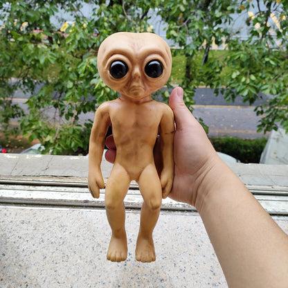 Realistisk fuld kropslatex Alien Dolls Death Autopsy Prop UFO Roswell Haunted House Lil Mayo Area 51 Halloween Dekoration Props