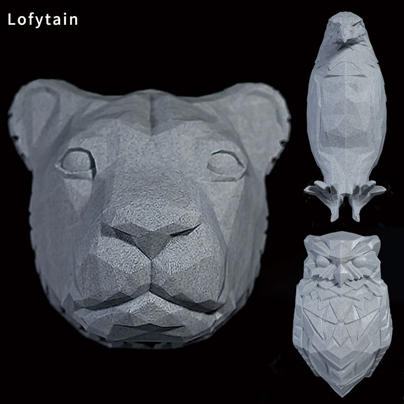 Lámpara de proyección de animales LEFYTAIN LEDTAIN Lion Eagle Night Light Animal Pared Estudio Estudio Decoración de la habitación Adornos