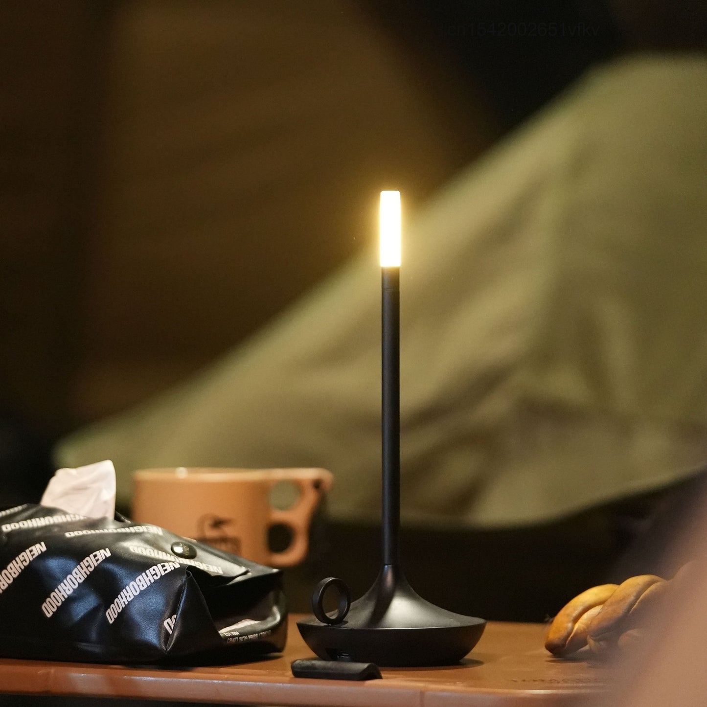 Lampe de Table pour chambre à coucher, lampe tactile sans fil Rechargeable, bougie de Camping, lampe créative rechargeable USB-C, lampe de bureau 