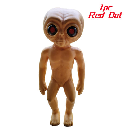 Realistisk fuld kropslatex Alien Dolls Death Autopsy Prop UFO Roswell Haunted House Lil Mayo Area 51 Halloween Dekoration Props