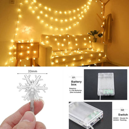 3M 20ED Flifflike LED Luci a spago Ornamenti natalizi Casa di Natale Decorazione sospesa Navidad Noel Capodanno Gifts 2023