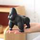 Figurine King Kong en porcelaine, mignonne, faite à la main, en céramique, gorille Miniature, Micro paysage, faune, ornement de jardin féerique, artisanat de décoration 