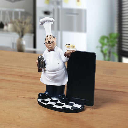 Country Retro Chef Statue Figurines Rzeźba Kuchnia DOMOWA DOJEDNIE DOJEDNIE KOCHO COUD Kształt do wnętrz pokój Ozdoby dyskusyjne