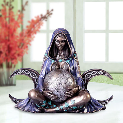 1 pcs Mother Earth Art Statue Resin Craft Milenium Gaia Dewi Patung Luar Ruang Seni Seni Hadiah Liburan