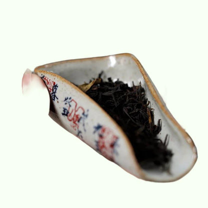 1 peça portador de chá de cerâmica colher colher de mão pintada spare