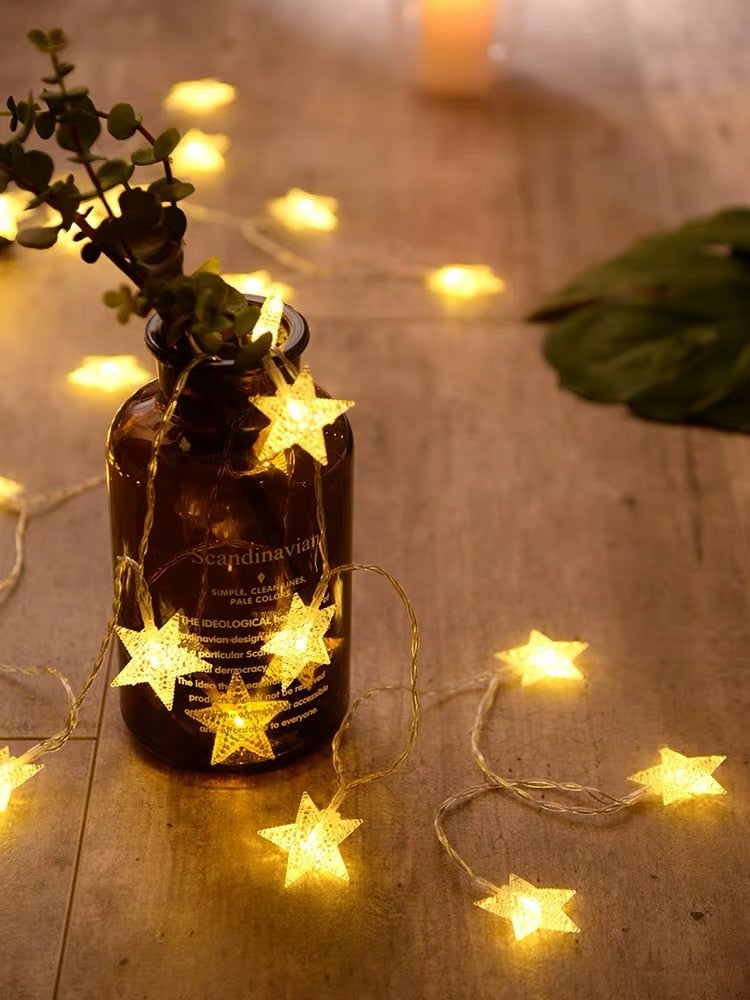 3M 20LED Snowflake Light Lights Ozdoby świąteczne domowe choinka wisząca dekoracja navidad noel noworoczne prezenty 2023