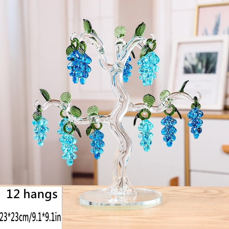 36 appende decorazioni per alberi da uva di cristallo fengshui vetro artigianato decorazioni per la casa figure
