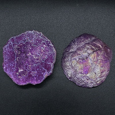 Přírodní achát elektroplatované barevné ročníku Reiki Uzdravování syrového krystalu Geoda vzorek místnosti Dekorace Minerální dekorace