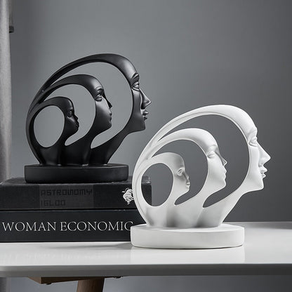 Patung Nordik Model Figur Figur Home Dekorasi Aksesoris untuk Ruang Tamu Patung Abstrak Modern Patung Meja Kantor Meja Kantor