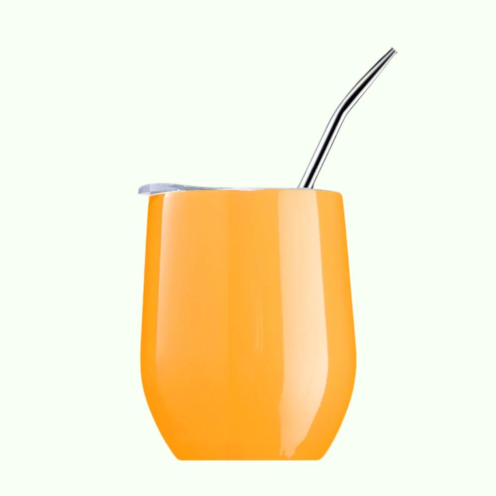 Yerba Mate Kea Cup 304 Copo de aço inoxidável com caneca de chá portátil resistente ao calor com palha e pincel térmico garrafa