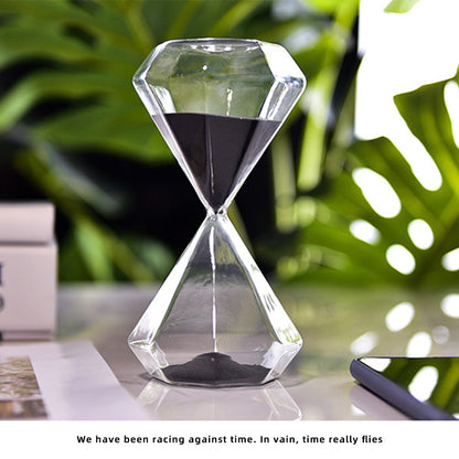 5-60 minit Diamond Sand Clock Hourglass Sandglass Kanak-kanak Hadiah Pasir Pemasa Rumah Hiasan Tersedia dalam pelbagai pilihan warna