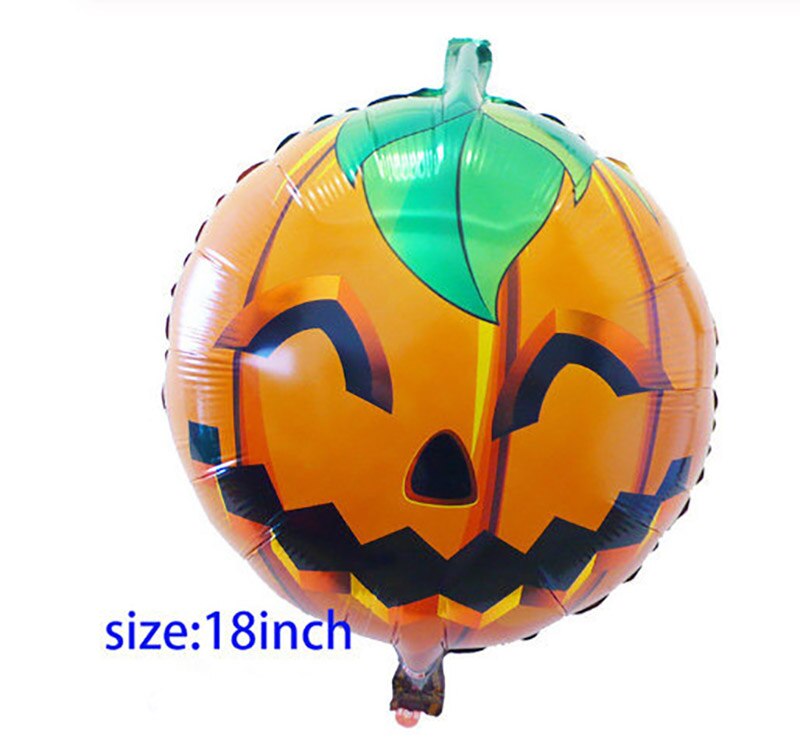 Enorm staande Halloween Pumpkin Ghost Ballonnen Witch Bat Spider Foil Ballon opblaasbare kinderen Toys Globos Halloween Party Supplies