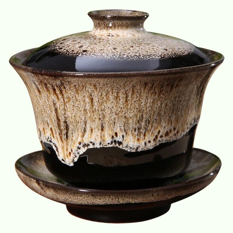 100 ml Jingdezhen Antik porslin Gaiwan kinesisk keramik med täcke tecup hem te infusör traditionella te -tillbehör