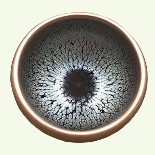 Jianzhan Tenmoku Tazza di tè in porcellana Ciotola Matcha da 50 ml per tè TIE GUAN YIN, Matcha, Oolong Green Tea, Dahongpao
