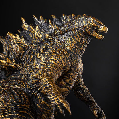 Godzilla-Film, König der Monster, schwarzes Gold, Godzilla-Actionfigur, Anime-Modell, 23 cm, PVC, bewegliche Gelenke, Dinosaurier-Kind-Geschenkspielzeug 