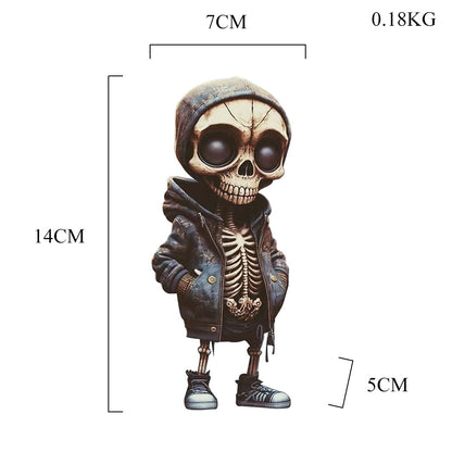 Современная статуя смолы черепа Cool Skeleton Декоративные фигурки Хэллоуин