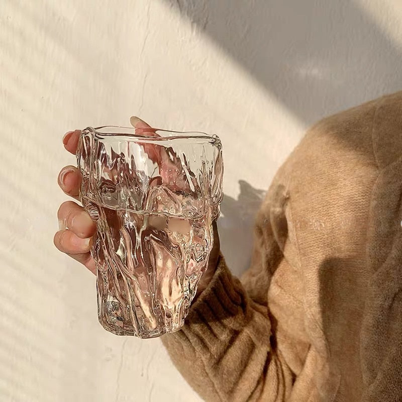 10 uncji szklany kubek z woda skręcona filiżanka gospodarstwa domowego sok owocowy herbata Puchar