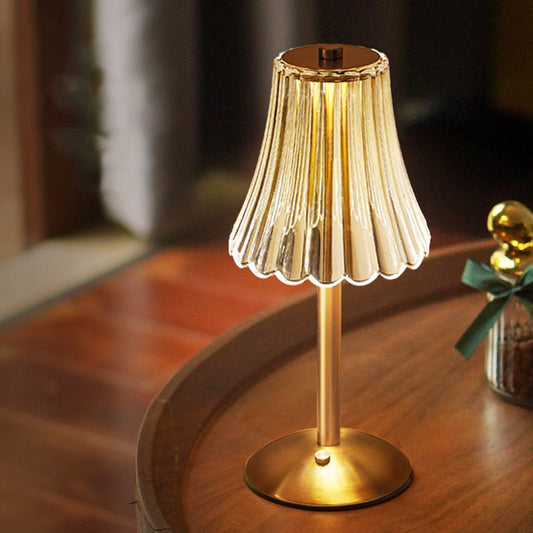 Lampe de Table tactile LED sans fil, Rechargeable, Portable, luminaire décoratif d'intérieur, idéal pour une chambre à coucher, un café, un hôtel ou un Restaurant 